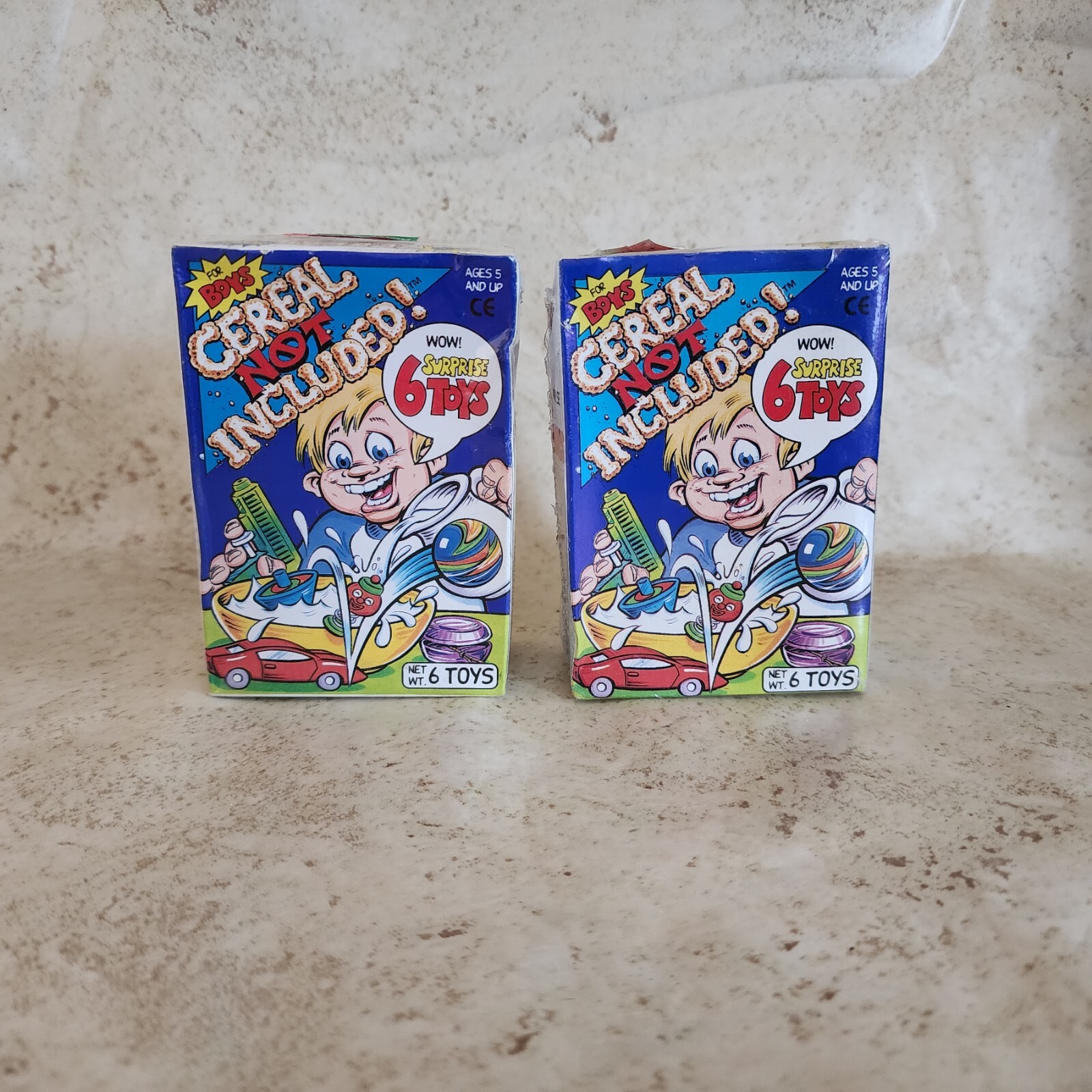1992 Cereal Not Included! 2 Packs Series 1 Sealed Box of 6 Toys Old Stock