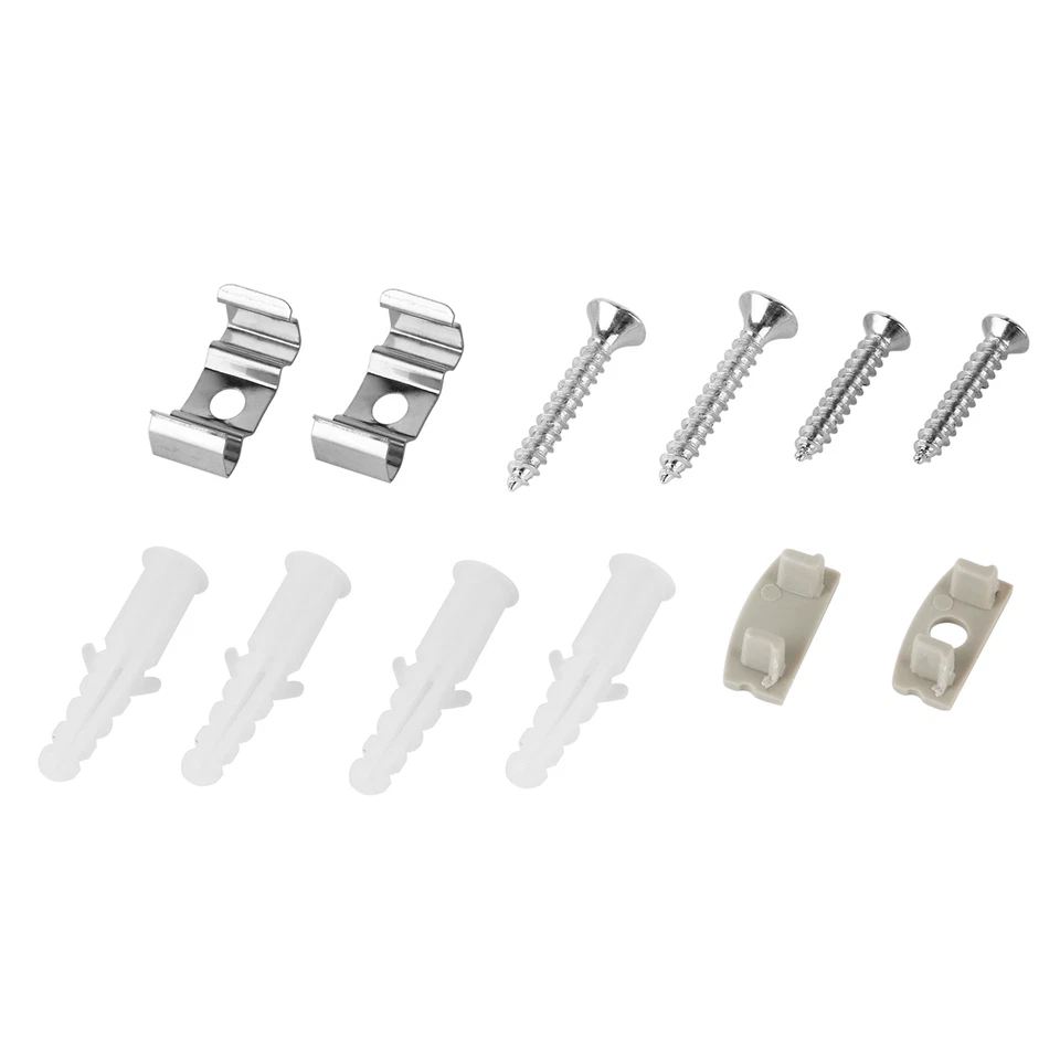 5x 1m LED Profilo Alluminio Guida Barra Forma-U per Striscia LED - Immagine 4 di 4