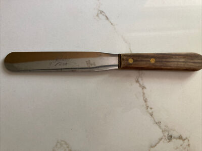 ATECO 6   CAKE Spatula SPREADER WOODEN HANDLE  #1386