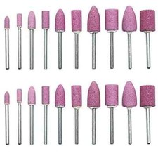  20 Piece Abrasive Wheels Polishing Bits Grinding Stone Bit Rotary Tool Drill