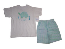 Bailey Boys Boutique Boys Short Set Tilly Turtle Multicolor Size 5 NWT