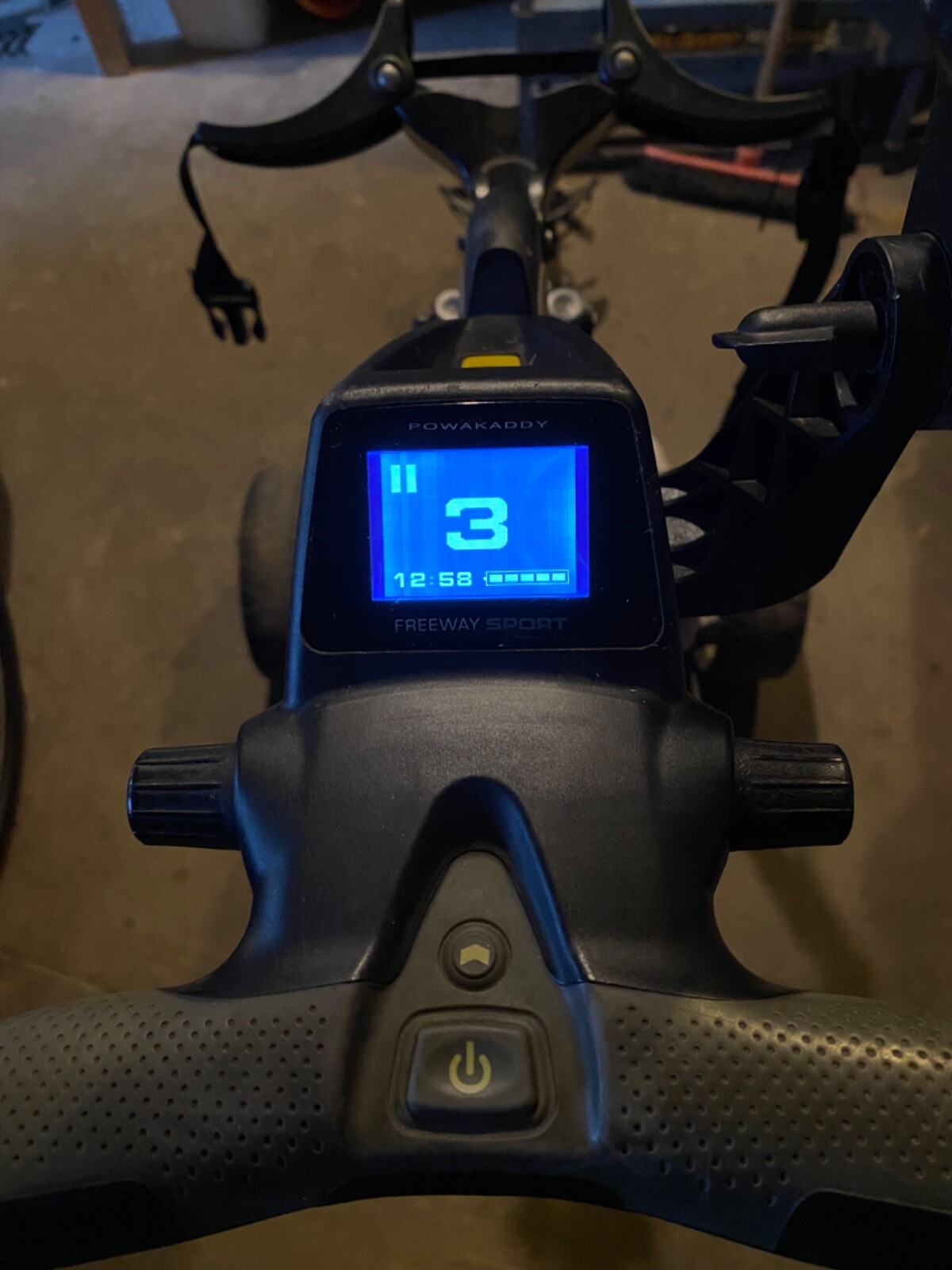 Powakaddy Sport Electric golf trolley with battery/charger eBay