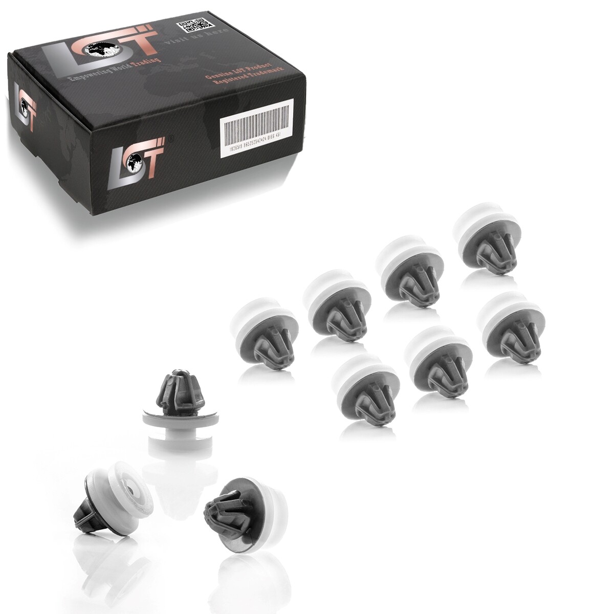 10x Rear Door Trim Fastening Clips for RENAULT MEGANE I GRANDTOUR