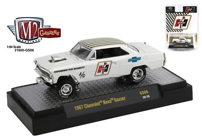 1:64 M2 Machines *GASSER DRAG CARS* 1967 Chevrolet NOVA *HURST