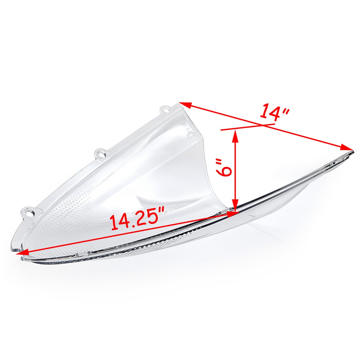 Clear Windshield Windscreen Replacement For Kawasaki Ninja ZX-6R