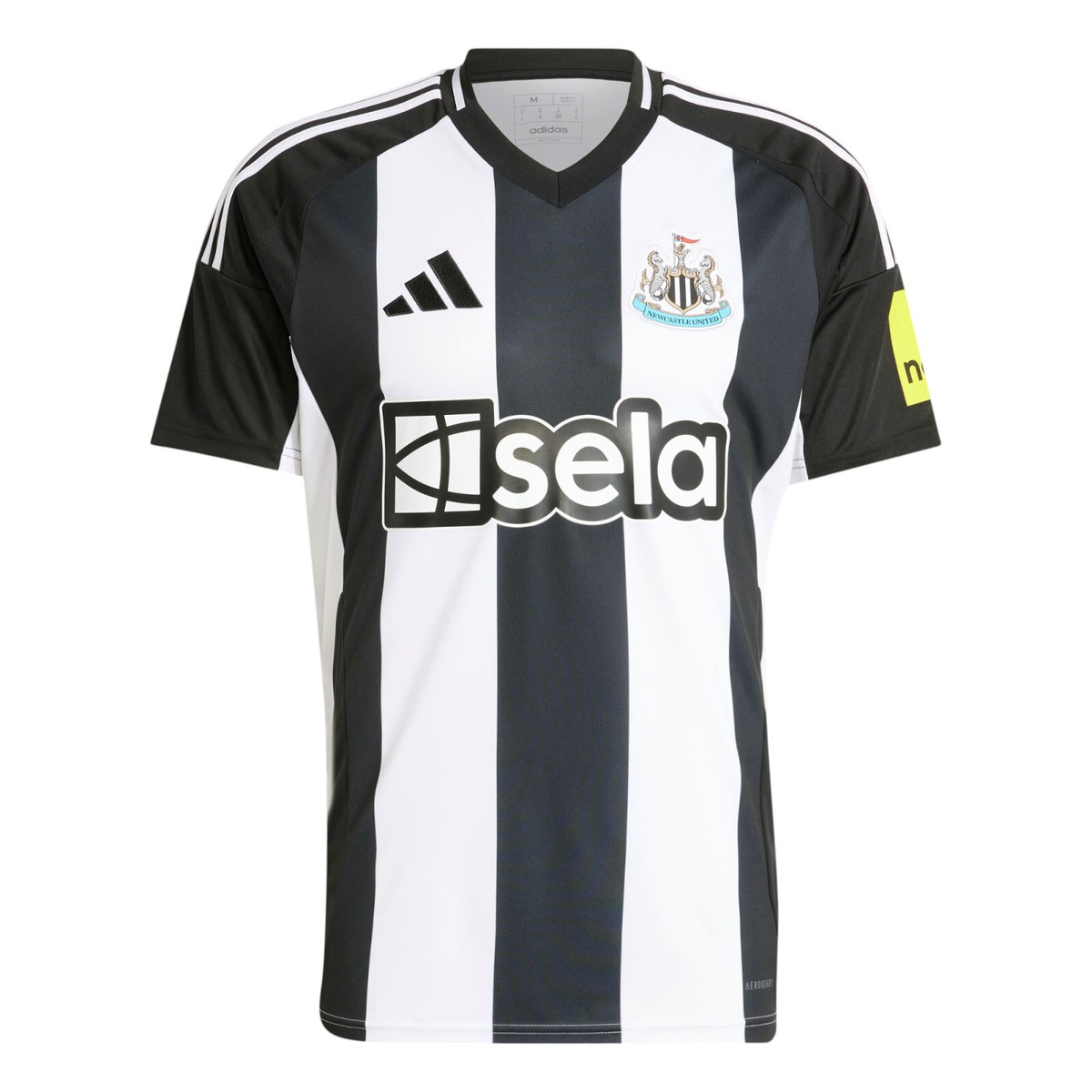 Men's Adidas Black & White Newcastle United FC 24/25 Home Jersey