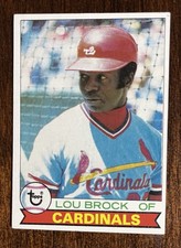 1979 Topps Baseball #655 Lou Brock  St. Louis Cardinals HOF   EX-MT   Free Ship!