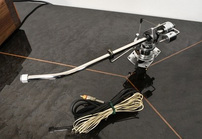 SME 3012R long Static Balanced Tonearm with original cable, headshell * VG+