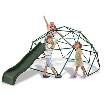 Phobos Climbing Dome with 6FT Slide - Toddler Jungle Gym, Monkey 6ft Slide