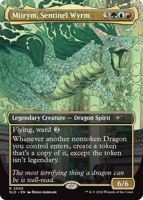 NM MTG REGULAR MIIRYM SENTINEL WYRM SECRET LAIR ROLL FOR INITIATIVE