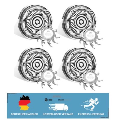 Ersatzklingen für Skull Shaver Pitbull - 360° Schwimmende Köpfe für sanfte Rasur