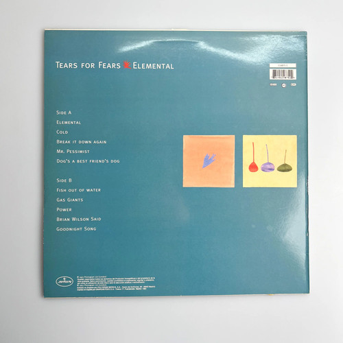 LP. Tears For Fears. Elemental - Foto 2 di 2