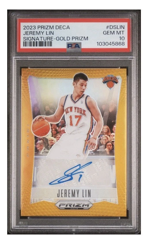 Jeremy Lin Professional Sports Authenticator (PSA) Basketball