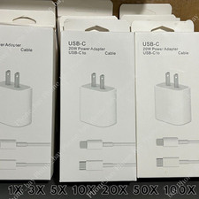 20W USB C Fast Wall Charger PD Power Adapter Lot For iPhone14 13 12 11 XR XS X