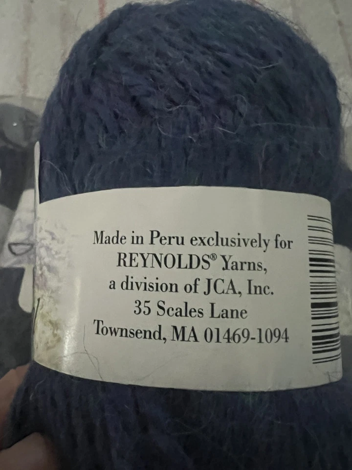 lot of 4 skein Reynolds Andean Alpaca Regal Yarn 200g Made In Peru - Image 3 of 4