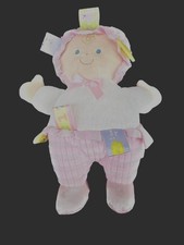 Taggies Signature Collection Baby Doll Pink Plush 8 Soft Lovey Mary Meyer Plush