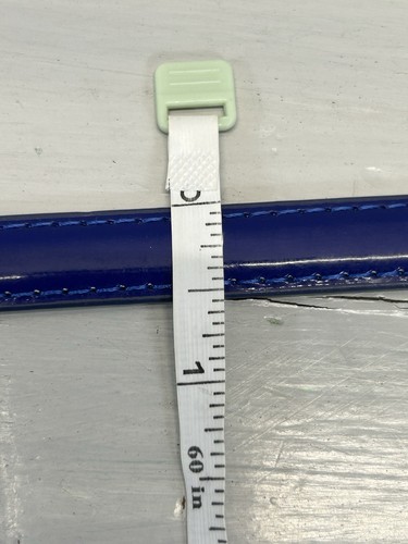 Skinny Blue Belt Gold Toned Buckle Target Size M - Picture 5 of 10