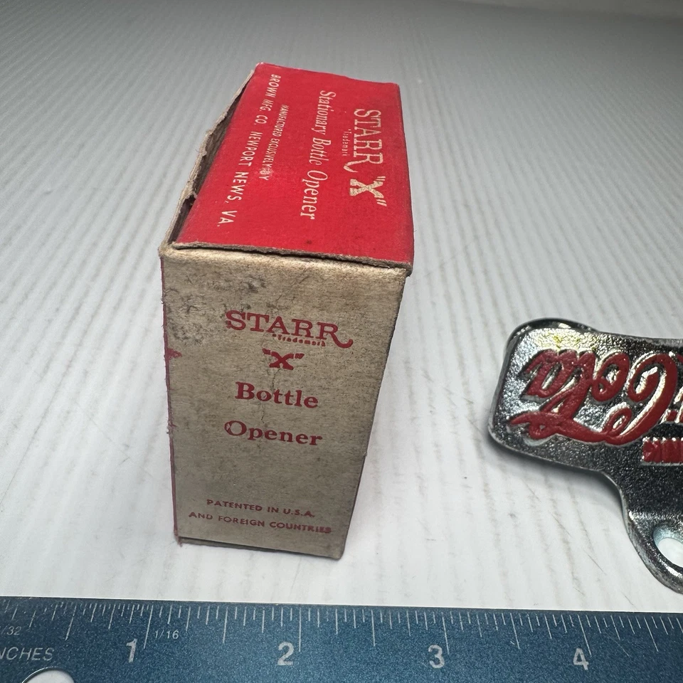 Vintage STARR X Bottle Opener in original Box Drink Coca Cola NOS - Image 2 of 4