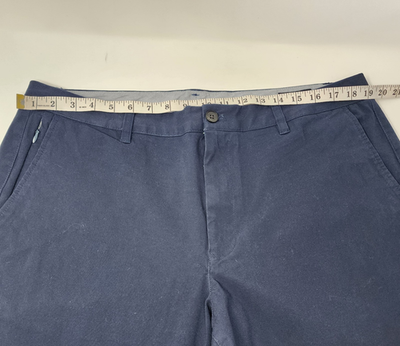 Le Breve - Pantalon chino à taille élastique - Bleu marine | ASOS