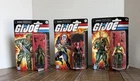 Lot Of 3 GI Joe Retro Figures Stalker Destro Duke New