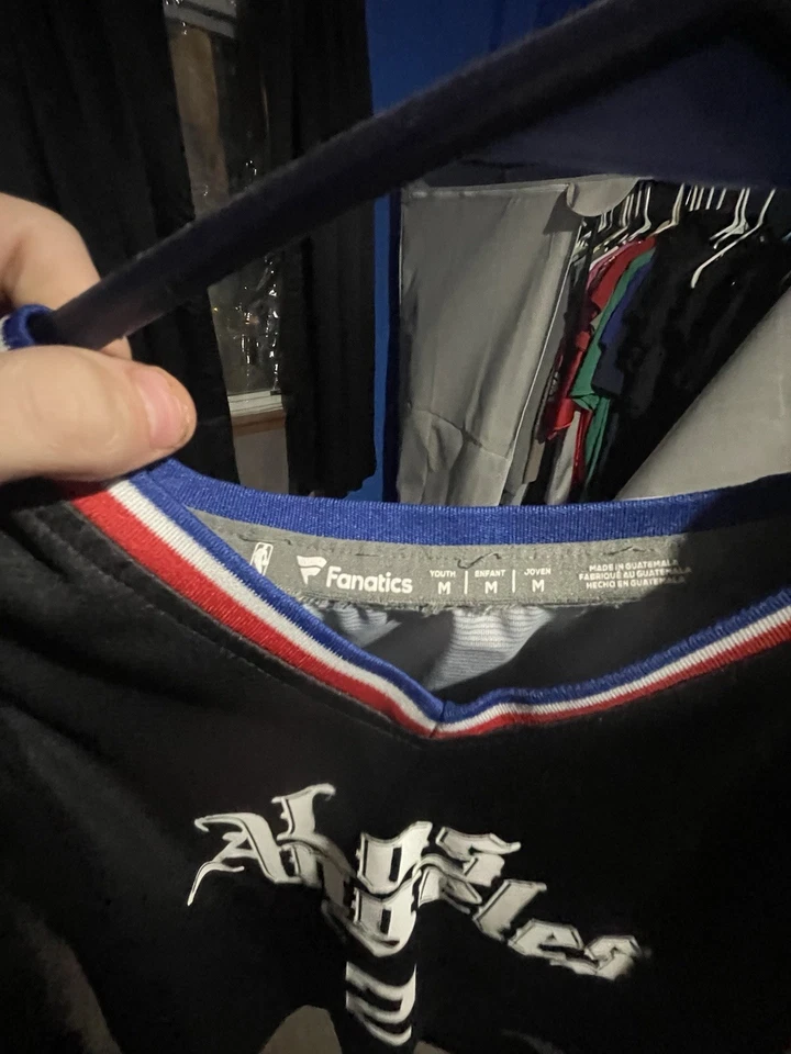 This is a black Jordan Brand Los Angeles Clippers Jersey Kawhi Leonard - Image 3 of 3