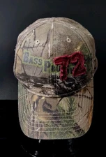 Bass Pro Shop 72 Camouflage Gone Hunting Strapback Cap Hook & Loop Adjust OSFA
