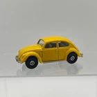 Vintage Corgi Yellow VW Volkswagen Beetle 1200 Diecast Model Car Toy D6