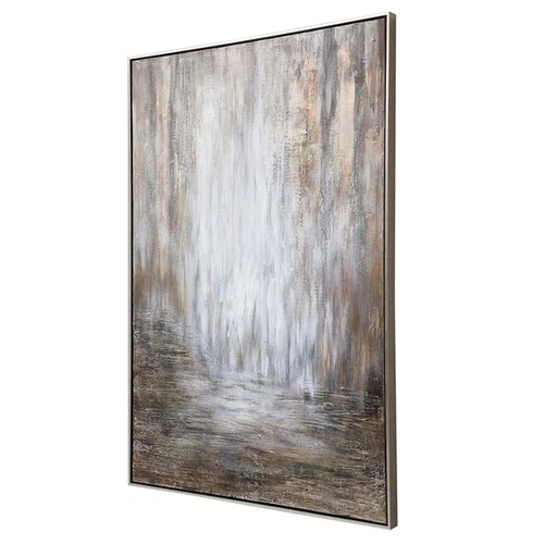 Uttermost Desert Rain Wood and Plastic Hand Painted Canvas in Multi-Color - Picture 3 of 8