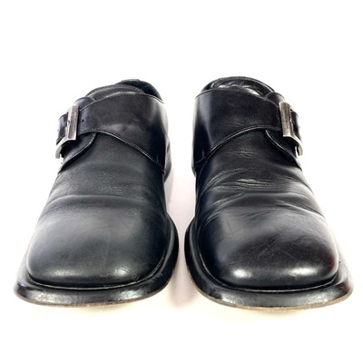 Kenneth Cole Monk Strap Shoes Mens 13 Black Cap Toe Leather Dress Loafer Kenneth Cole New York Men main image 4