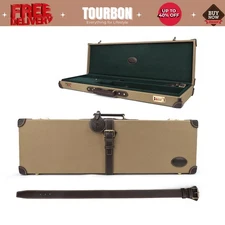 Tourbon Take Down Shotgun Hard Case Gun Safe Carrying Box Storage Cabinet Canvas
