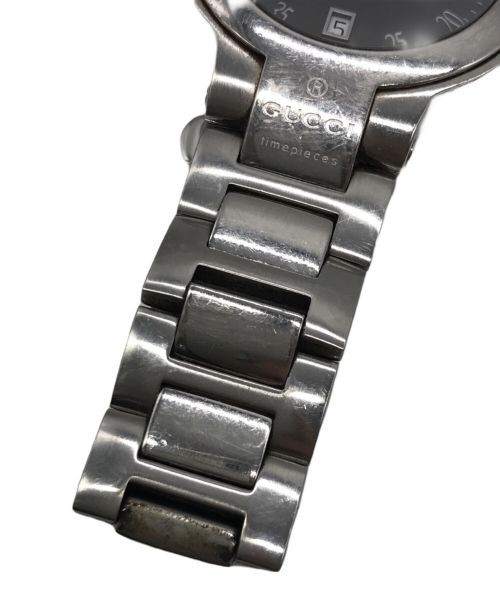 Gucci 8900M Men's Watch SS Bracelet Black Used  Quality thumbnail 8