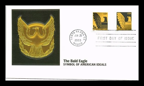 US COVER FIRST DAY OF ISSUE FLEETWOOD EAGLE FROM THE 4 CHAPLAINS MEDAL