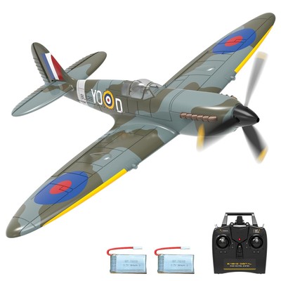 VOLANTEXRC RC Plane 4 CH Remote Control Plane Ready to Fly Spitfire RC Airplane