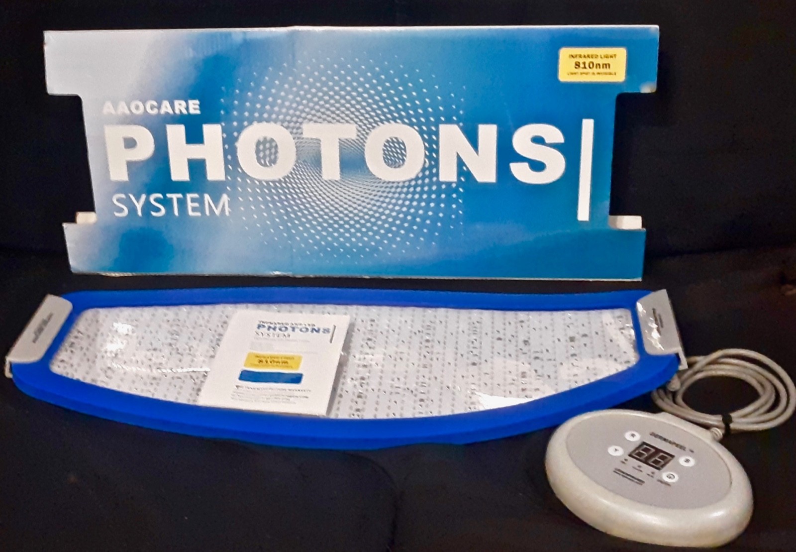 AAOCARE PHOTONS LED INFRARED LIGHT THERAPY SYSTEM 3 COLOR HYDRASKINCARE 810NM