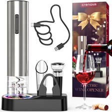 Electric Wine Opener, Rechargeable Wine Bottle Opener, Automatic Corkscrew wi...