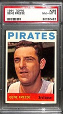 1964 TOPPS #266 GENE FREESE PSA 8 NM-MT 90280492 