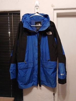 VTG THE NORTH FACE Gore-Tex Coat Jacket 90s Blue MENS Sz XL Ski SoftShell Snow