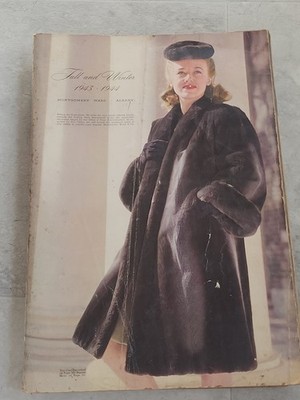 Montgomery Wards Fall Winter Catalog 1943 1944 Chicago 