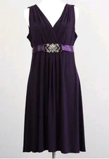 Scarlett Nite Womens Sleeveless Babydoll Dress Size 8 Cocktail Mature Office BA