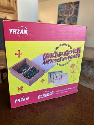 Montessori Math Manipulatives Material Multiplication and Division Board Beads E