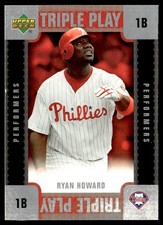 2007 Upper Deck Triple Play Performers Ryan Howard Philadelphia Phillies #TP-RH