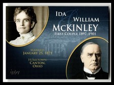 2008 Topps Updates Highlights FC-23 William McKinley Ida McKinley First Couples