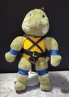 Vintage 1989 Teenage Mutant Ninja Turtles Leonardo Plush Stuffed Toy Playmates