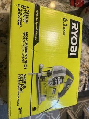 RYOBI JS651L1 6.1 Amp Corded Variable Speed Jig Saw Brand New