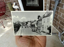 ESSO Gas Station Hornbaek Ndr. Strandvej., Denmark POSTCARD ~1950’s~