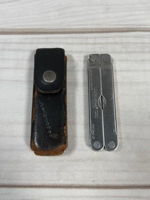 Vintage Original Leatherman Multi-Tool Portland OR  0895  w/ Leather Sheath