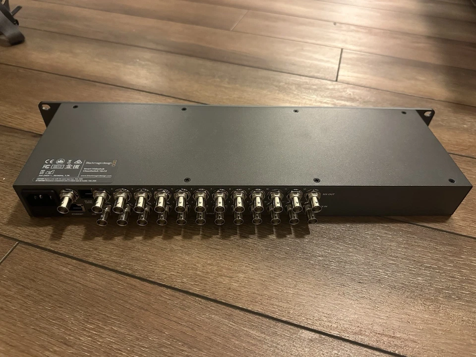Used Blackmagic Design Smart Videohub CleanSwitch 12 Inputs x 12 Outputs - Image 2 of 2