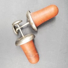 Vintage American Bottle Co Rubber Bottle Stoppers Clamp Chicago Set 2