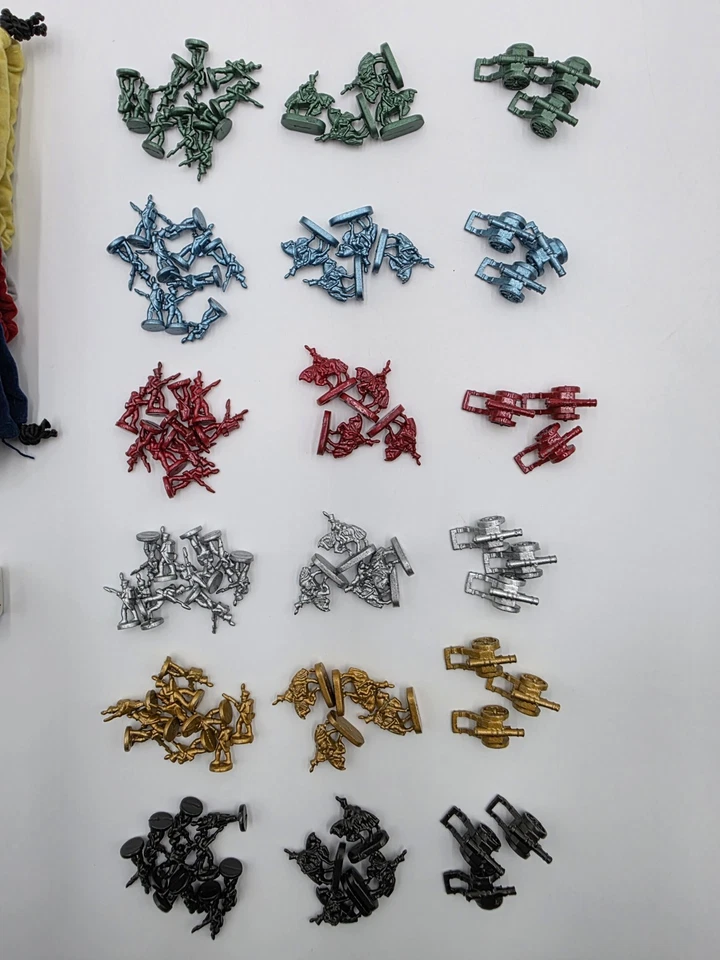 Risk 40th Anniversary Edition Replacement Pieces & Parts Infantry Cavalry Cannon - Image 2 of 4