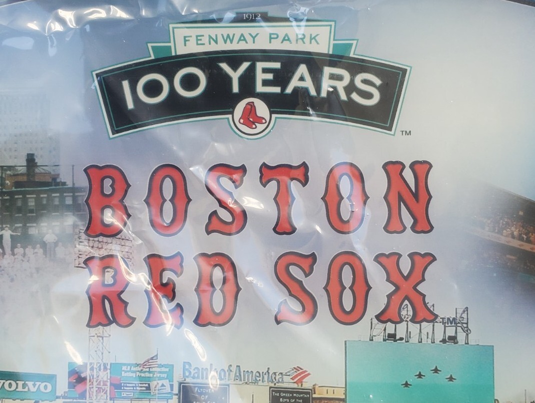 Red Sox 100 Years Fenway Lighted Stained Glass Panorama Bradford